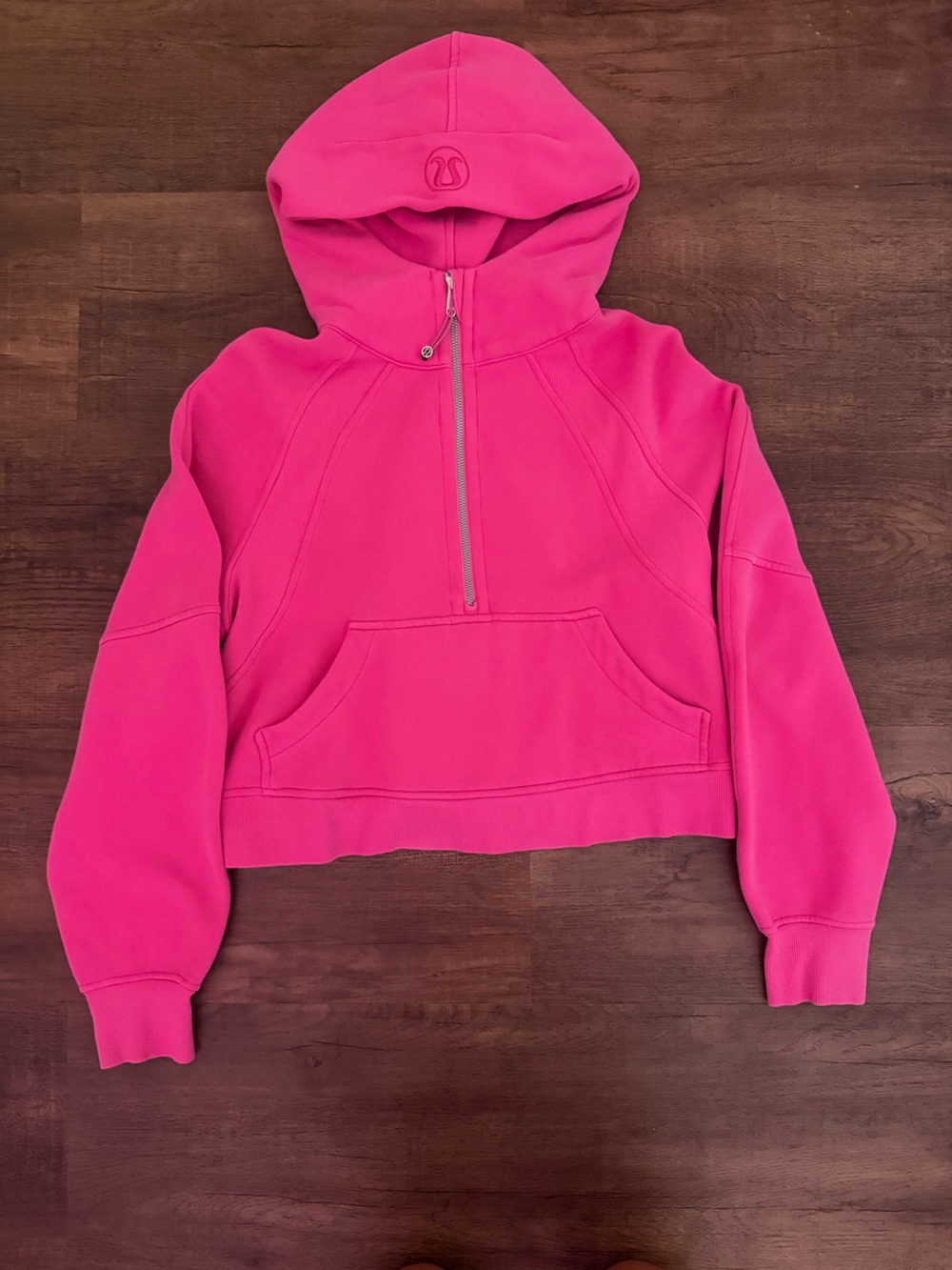 lululemon Sonic Pink Quarter-Zip Scuba